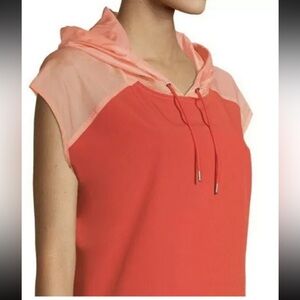 Coral Sleeveless Hoodie Top by AVIA 2 XL
Summer Spring Lightweight Active Gym